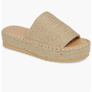 NWT BEACH BY MATISSE Del Mar Platform Slide Sandal - Size 9